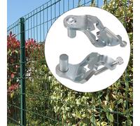 2x T Post Gate Pins Pins Gate Canni del gancio target per il cortile della