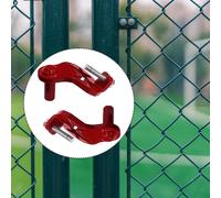 2x T Post Gate Pins Pins Gate Canni del gancio target per il cortile della
