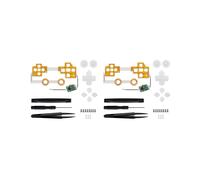 2X Tabellone Luminoso DIY A 6 Colori per PS5 Console di Gioco D-Pad Luminoso Pulsanti Frontali (DTF) Kit LED per Playstation5