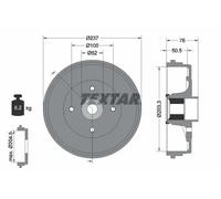 TEXTAR 94041400 Tamburo freno