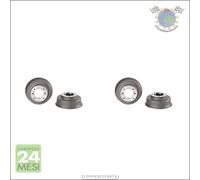 2x Tamburo freno Brembo Posteriore per AUSTIN MINI INNOCENTI ROVER
