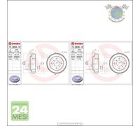 2x Tamburo freno Brembo Posteriore per NISSAN TIIDA