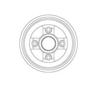 TRW DB4477 Tamburo freno