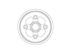 TRW Tamburo freno DB4555 per CHEVROLET DAEWOO