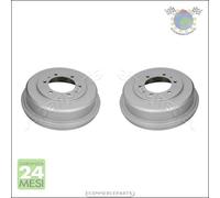 2x Tamburo freno JParts Posteriore per MITSUBISHI PAJERO I L400 L200