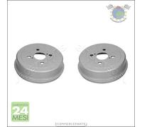 2x Tamburo freno JParts Posteriore per TOYOTA COROLLA ep9
