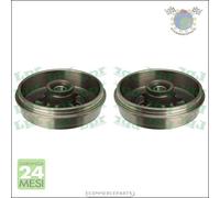 2x Tamburo freno LPR Posteriore per NISSAN MICRA III C+C NOTE #cg