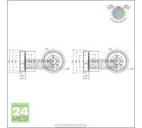 2x Tamburo freno Maxgear Posteriore per SEAT IBIZA II CORDOBA AROSA Mii SKODA C