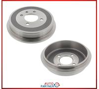 2x Tamburo Freno per VW Up Carico Up Seat Mii Asse Posteriore Kit