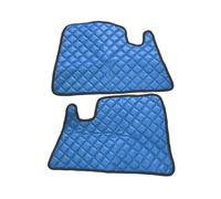 2X Tappetini Copripedali In Eco Pelle Blu Per Camion Ford F-Max 2018+