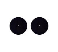 2X Tappetino per Giradischi In Feltro Tappetino Antiscivolo per Audiofili, Spessore 3 Mm, per Accessorio Sostitutivo Audio per Dischi In Vinile LP
