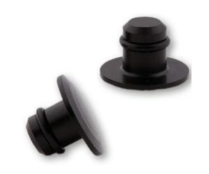 2X Tappi Di Copertura Per M10 Filettatura Degli Specchi HIGHSIDER CNC Neri