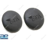 2x Tappo In Gomma Serbatoio Benzina Con Logo BSA Per BSA Goldstar A10 A7 A50 A65