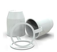 2x Tappo Protettivo Traino & Anello di Sicurezza Kugelschutzkappe Auto Set