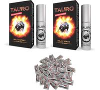2X Tauro Ritardante Spray Extra Power Con 12 Profilattici