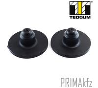 2x Tedgum Paraurti Piastra di Primavera Posteriore per Opel Astra G H 00504082