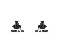 2X TEDGUM Supporto Della Molla Posteriore Per Honda Civic VII Berlina ES 1.3 IMA