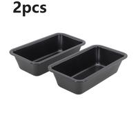 2X Teglia/Piastra/Pasticceria Rettangolare Antiaderente per Pagnotte, Teglia per