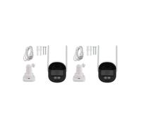 2X Telecamera di Sicurezza Tuya 2K 4MP 2.4G/5G WiFi con Rilevamento AI, Telecamera di Videosorveglianza CCTV, Life