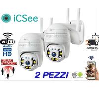 2X TELECAMERA TELECAMERE ESTERNA ICSEE CAM PTZ WIFI CAMERA WIRELESS ESTERNO 2025