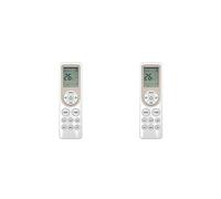 2X Telecomando RD1A4 per Condizionatori D'Aria per AQUA THERMAL, per Airton, per , per METZ, per TADIRAN, per Akai, per ClimaMania, per