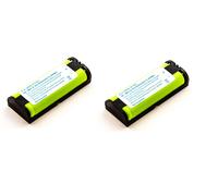 2 Batterie Per Telefono Festnetz 850mAh per Panasonic HHR-P105