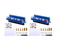 2X Terminal Breakout Board Scheda di Espansione GPIO Terminal Breakout Board per Raspberry Pi 4B/3B+/3B/2B/1B+/Zero/Zero W