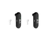 2X Termometro Frontale Termometro USB Monitor Digitale per Neonati Temperatura Corporea Misuratore di Febbre Un Infrarossi per Bambini-Nero