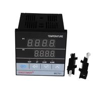 2X Termoregolatore PID Digitale MC701 Impermeabile Tipo K PT100 Ingresso S1347