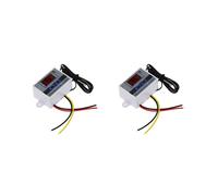 2X Termostato Digitale Display Termostato Interruttore di Controllo E Sensori A Termistore Sonda di Temperatura (12V 120W)