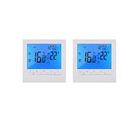 2X Termostato Digitale Programmabile 3A Regolatore Settimanale Della Temperatura Ambiente per un Riscaldamento Domestico Efficiente Retroilluminazione