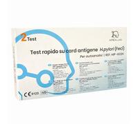 2X Test Helicobacter Pylori | Kit Analisi Feci per H. Pylory, Gastriti e Bruciore di Stomaco | Risultati in 10 Minuti | Certificato CE | Sigillato e Sterile | Registrato al Ministero della Salute (2)