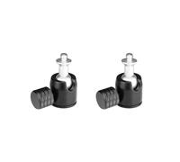 2X Testa A Sfera Universale per Treppiede 1/4-20 Gradi Adattatore Base per Stabilizzatore di Interfaccia per Fotocamera
