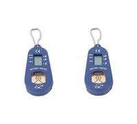 2X Tester Batteria Un Bottone, Tasca Portachiavi Portatile E Tester Batteria Leggero per Controllare la Carica Residua Della Batteria