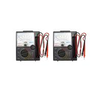 2X Tester Multimetro Analogico con Penna di Prova Tester di Tensione e Corrente 1000V Puntatore Portatile Misuratore Analogico Multimetro
