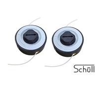 2X Testina Di Taglio Fadenkopf Autocut C3-2 Automatica Per Stihl FSE52 FSA57