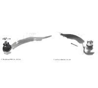 2x Testine barra sterzo BLUE PRINT Davanti S+D per HONDA CIVIC VIII