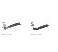 2x Testine barra sterzo BLUE PRINT Davanti S+D per HONDA JAZZ II