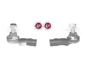 2x Testine barra sterzo CORTECO Davanti S+D per SEAT, VW CADDY II