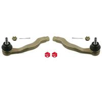 2x Testine barra sterzo FEBI BILSTEIN Davanti S+D per HONDA CIVIC II