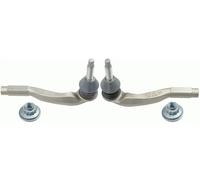 2x Testine barra sterzo LEMFÖRDER Davanti S+D per MERCEDES-BENZ AMG