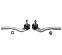 2x Testine barra sterzo LEMFÖRDER Davanti S+D per MERCEDES-BENZ CLK