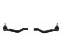 2x Testine barra sterzo MOOG Davanti S+D per NISSAN, RENAULT KADJAR