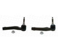 2x Testine barra sterzo MOOG Davanti S+D per OPEL ASTRA J, CASCADA
