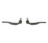 2x Testine barra sterzo MOOG Esterno S+D per PEUGEOT 407, 407 SW (6E_