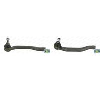 2x Testine barra sterzo MOOG Esterno S+D per RENAULT FLUENCE, GRAND