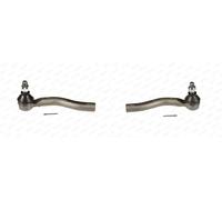 2x Testine barra sterzo MOOG Esterno S+D per TOYOTA YARIS, YARIS I