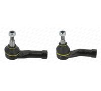 2x Testine barra sterzo MOOG Esterno S+D per VOLVO S40 I, V40 Kombi
