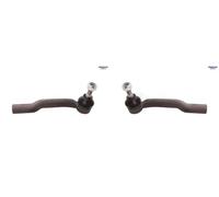 2x Testine barra sterzo SIDEM Davanti S+D per TOYOTA YARIS