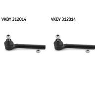 2x Testine barra sterzo SKF Davanti S+D per FIAT, LANCIA PANDA, PANDA